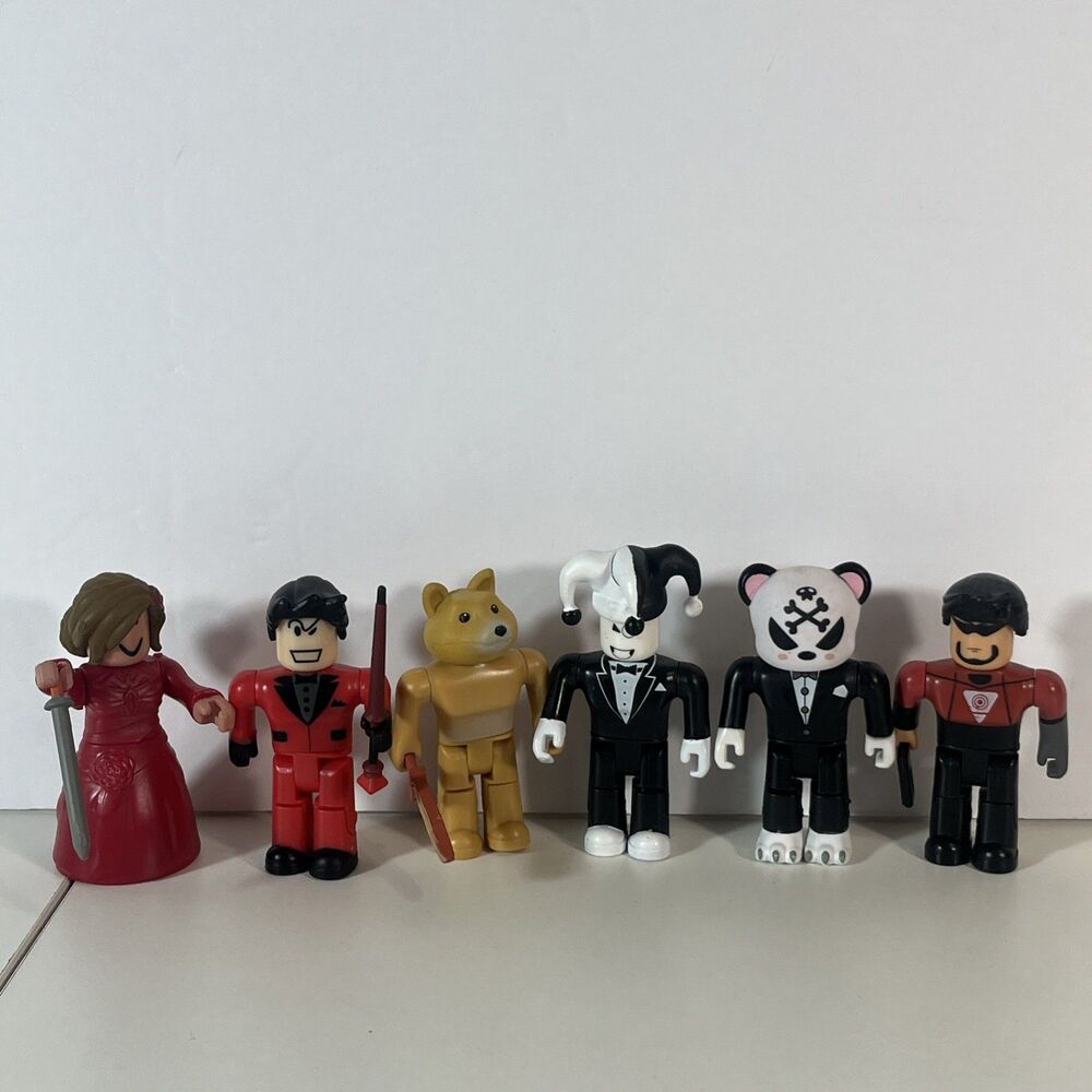 Mixed Roblox Action Figure Lot Jazwares 6pc